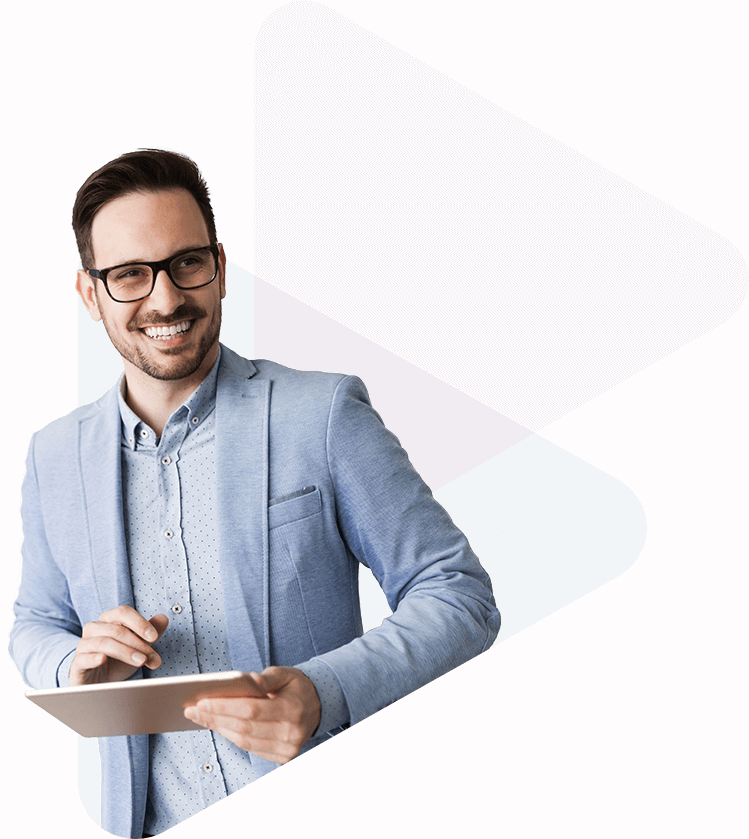 Man with Tablet